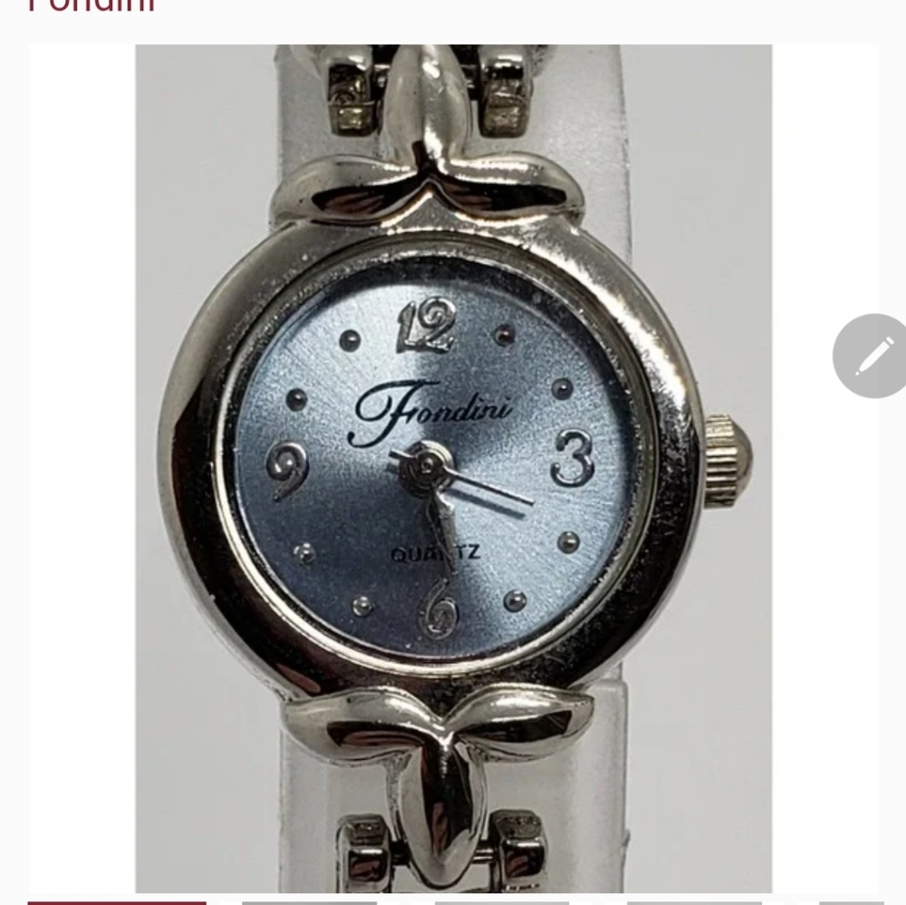 Fondini Beautiful watch cats eye stone amd stainless steel
